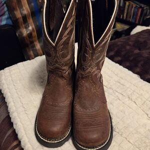 Justin Boots Brown Western Women's Shoes